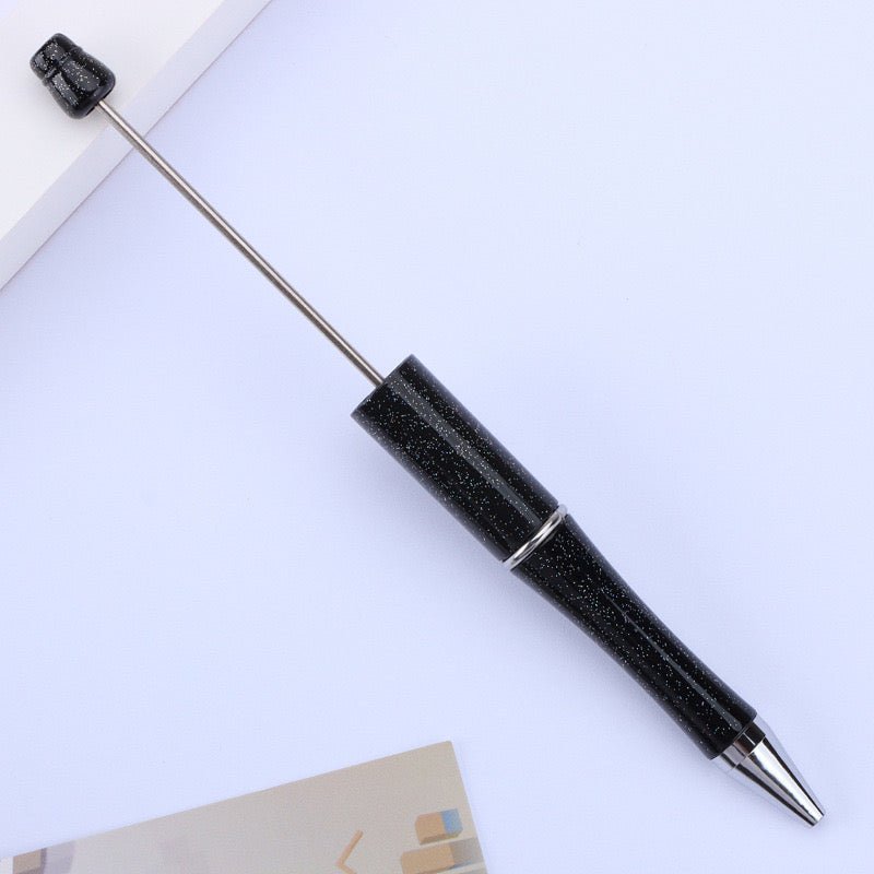 153H. Beadable DIY gliter pen - Romo bead